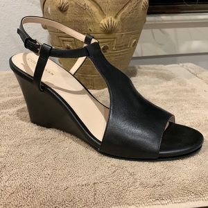 Cole Haan Black Leather Sandals - Size 9